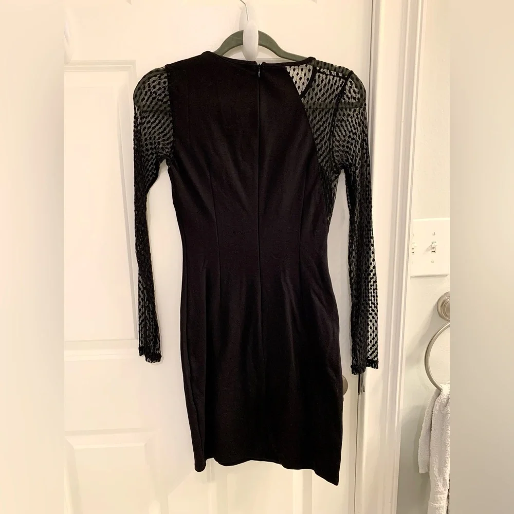GUESS β’ Cocktail-hour Black Lace Mini Dress - Picture 6 of 6